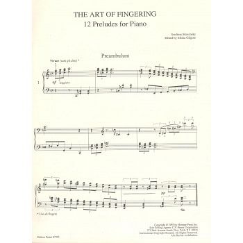 The art online of piano fingering