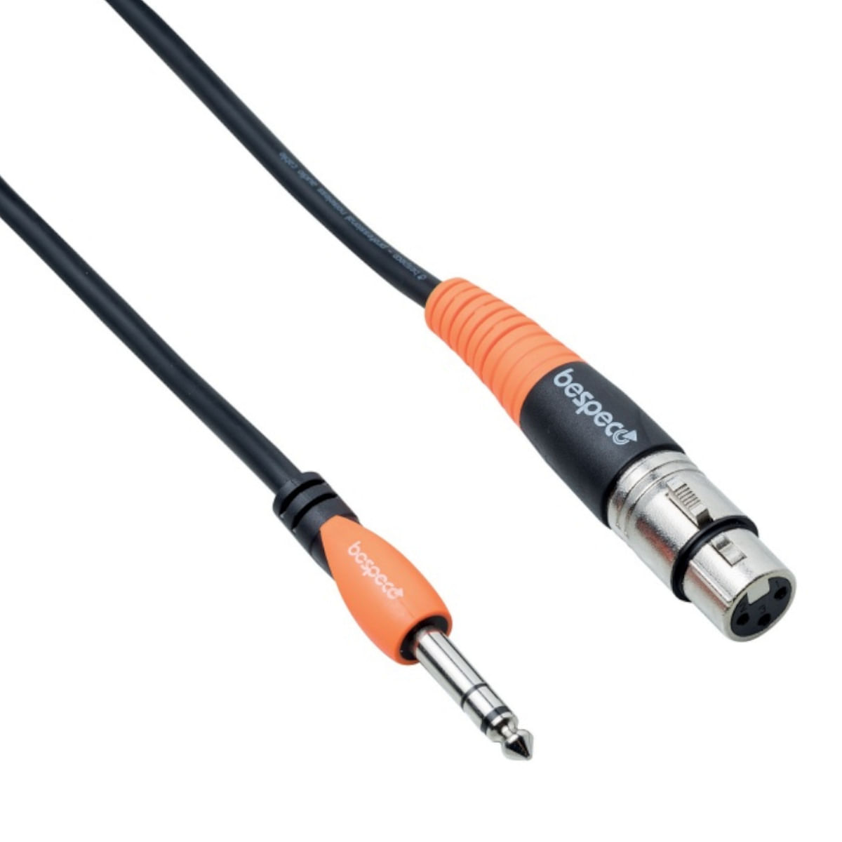 Buy Bespeco, Microphone Cable, Jack (Stereo) to XLR Female 3 Pole - 6  Metres SLSF600 85423