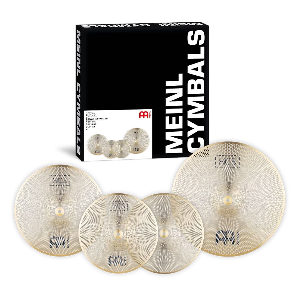 Buy Meinl Cymbals, Hcs, Silent Practice Pack Of 4 14